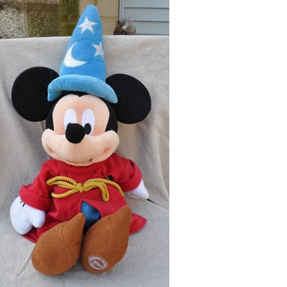 Sorcerer Mickey Mouse 24 inch plush stuffed animal Disney (50) - Picture 1 of 8